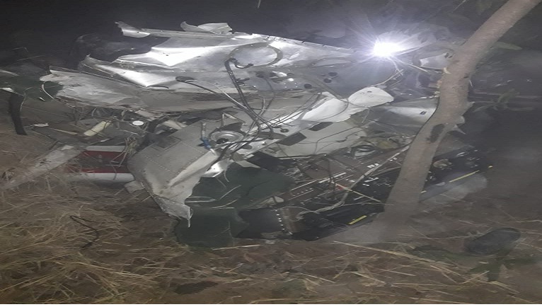 MP रीवा में बड़ा हादसा...मंदिर के गुंबद से टकराकर प्लेन क्रैश, दुर्घटना में पायलट की मौत